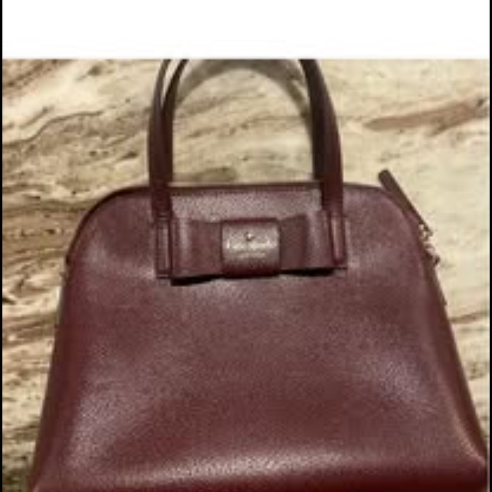 Kate Spade Elegant Burgundy Handbag